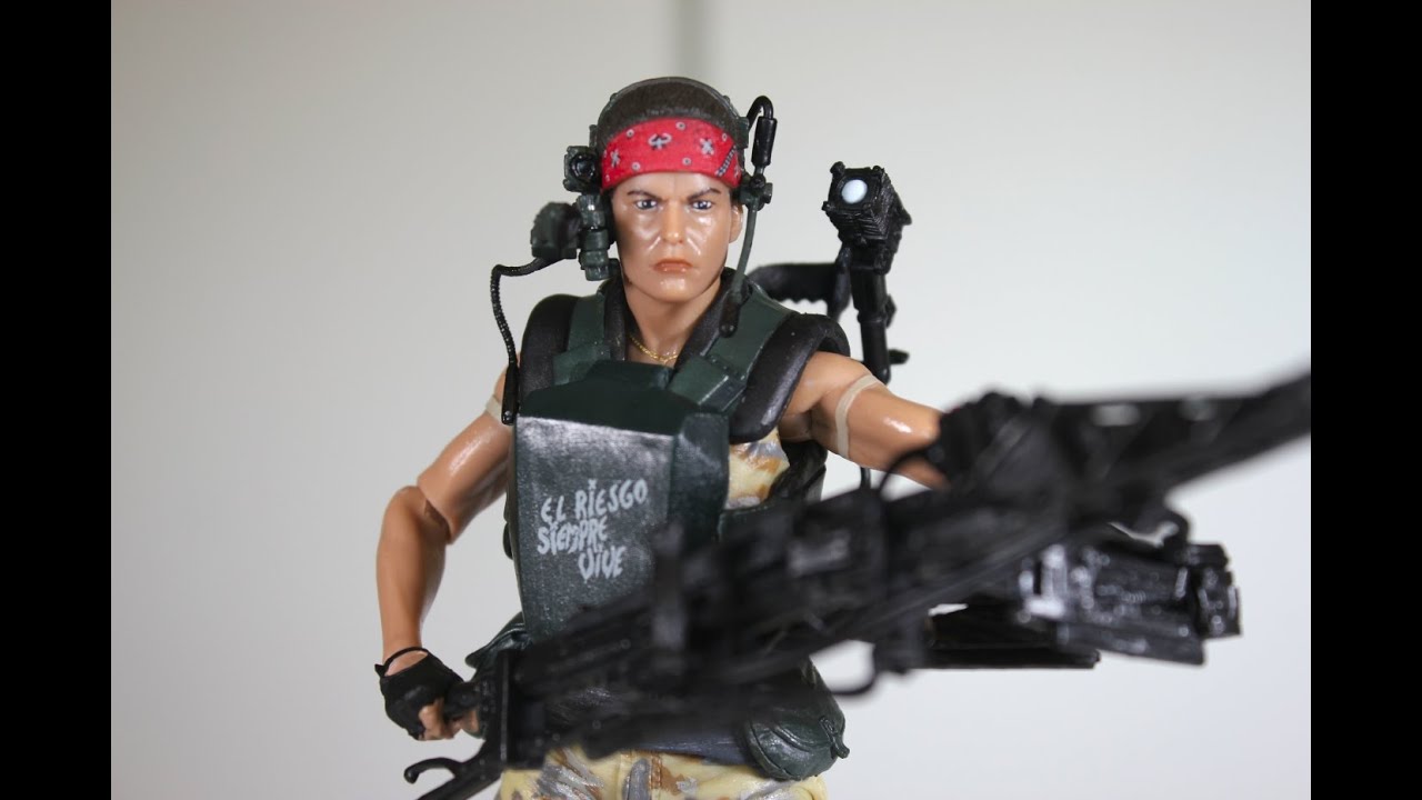 NECA Aliens PRIVATE VASQUEZ figure review