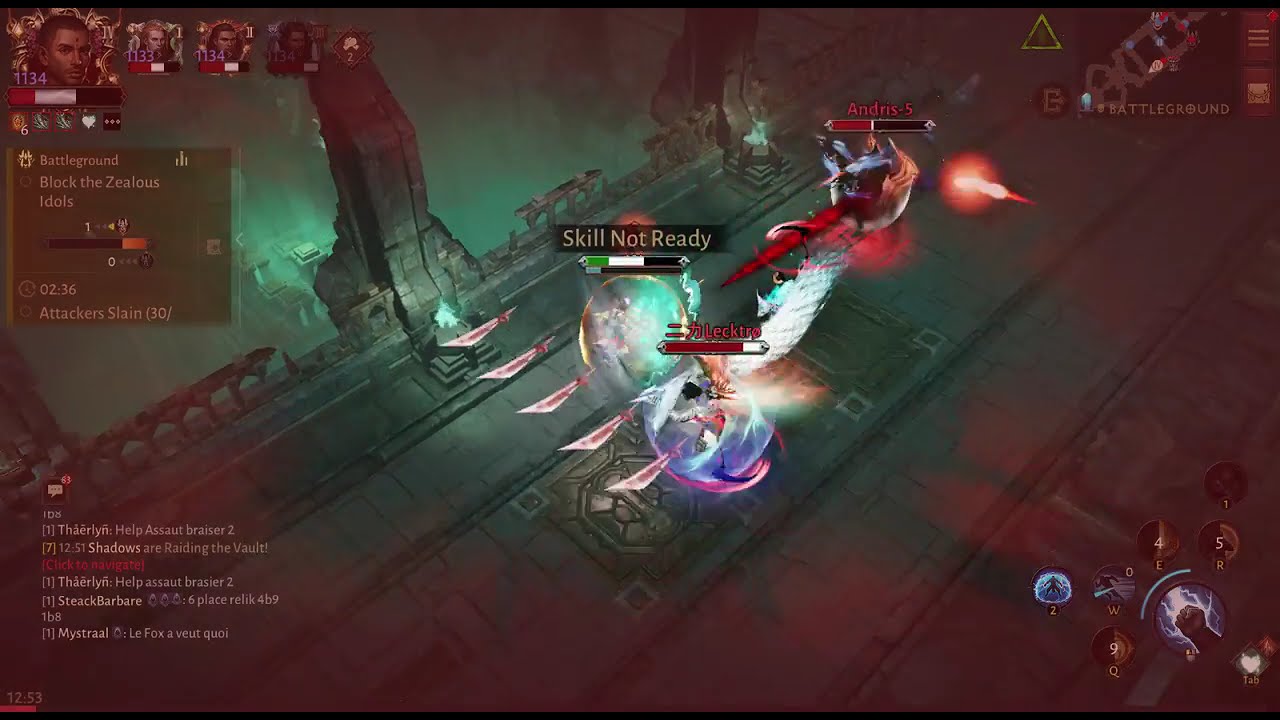 [Diablo Immortal] Monk Tank 6k+ axed shields & anti-harmfull effects - PVP #040