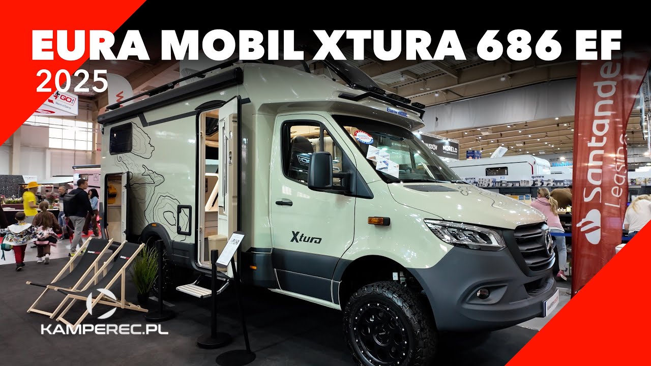 Wszyscy się za nim oglądają. Kamper EURA MOBIL XTURA 686 EF