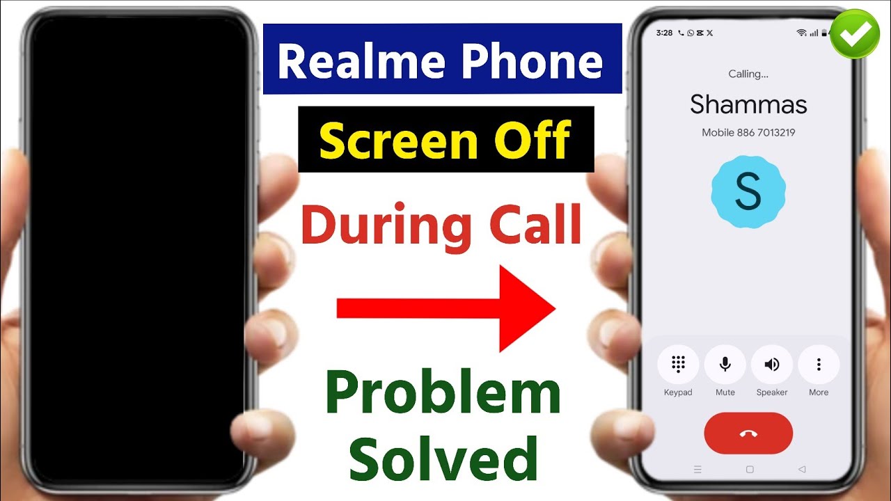 Realme Phone Call Screen Off Problem | Realme Phone Screen Off During Call | Screen Off During Call 