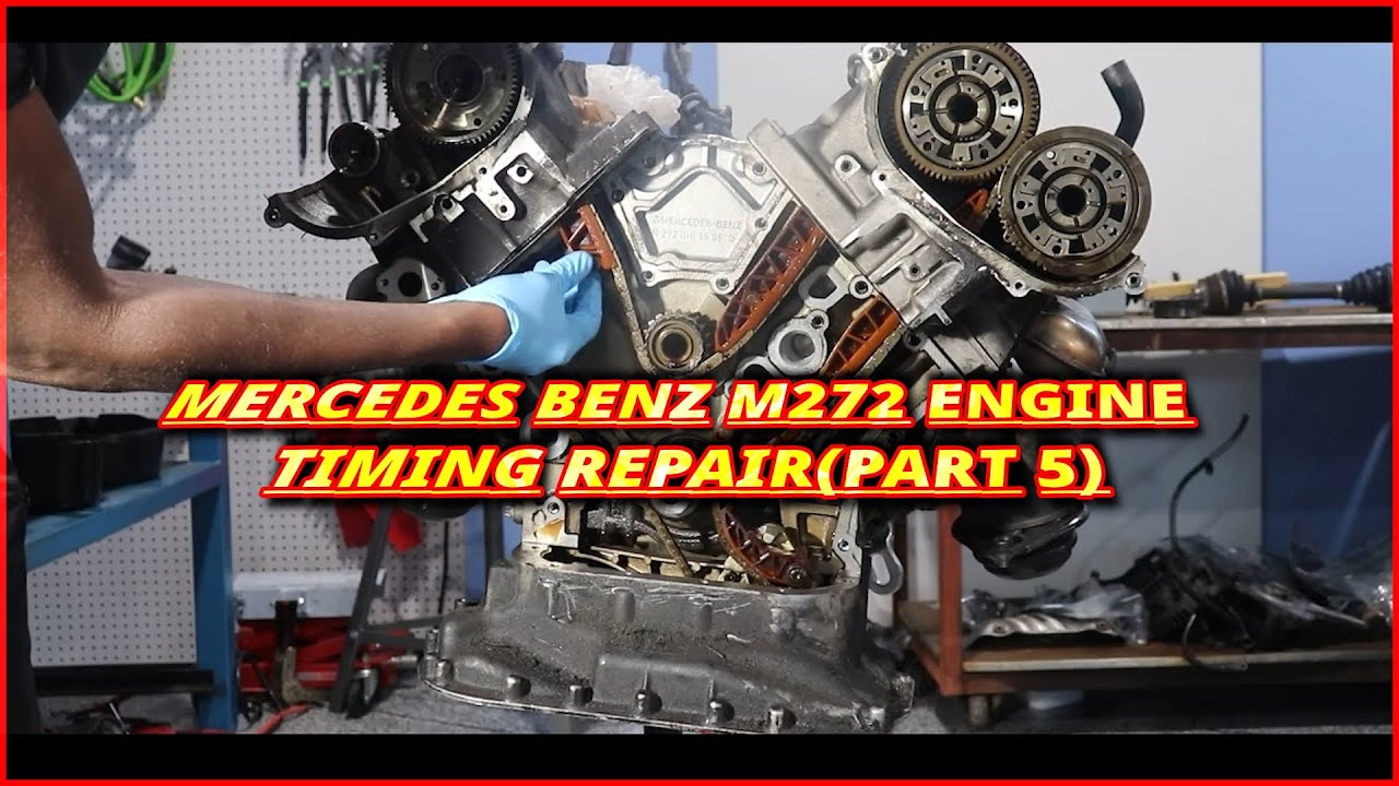 Mercedes Benz M272 Engine Timing Repair (PART 5: Head Removal, Guide and Chain Replacement)