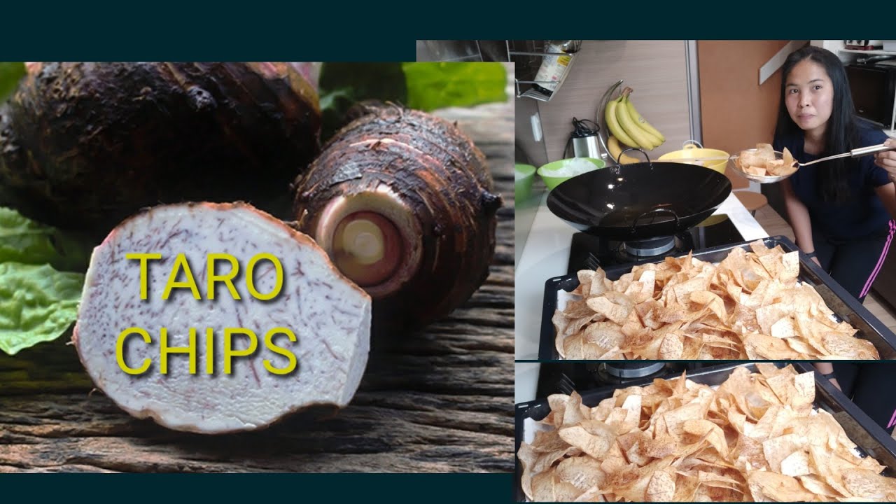 HOME MADE TARO CHIPS