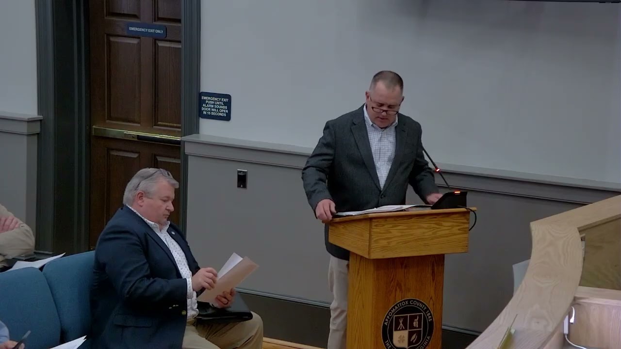 02-17-2026 Appomattox Board of Supervisors Meeting