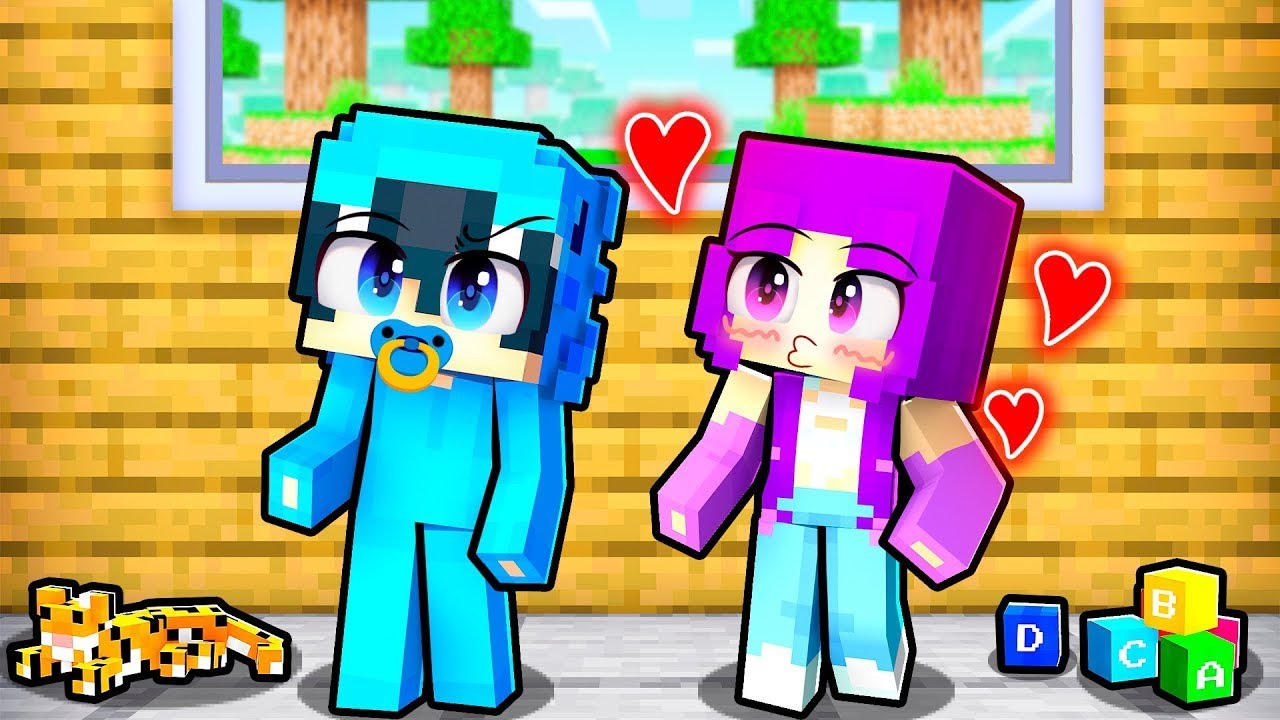 Minecraft'ta BEBEK Lia BEBEK Moni'ye AŞIK OLDU!
