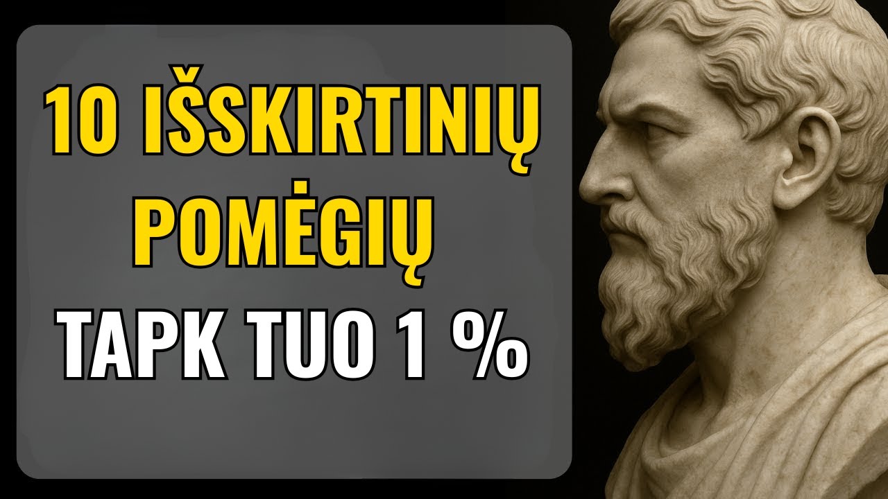 Pasirink vieną iš šių 10 veiklų — ir tavo gyvenimas nebebus toks pats | Stoicizmas