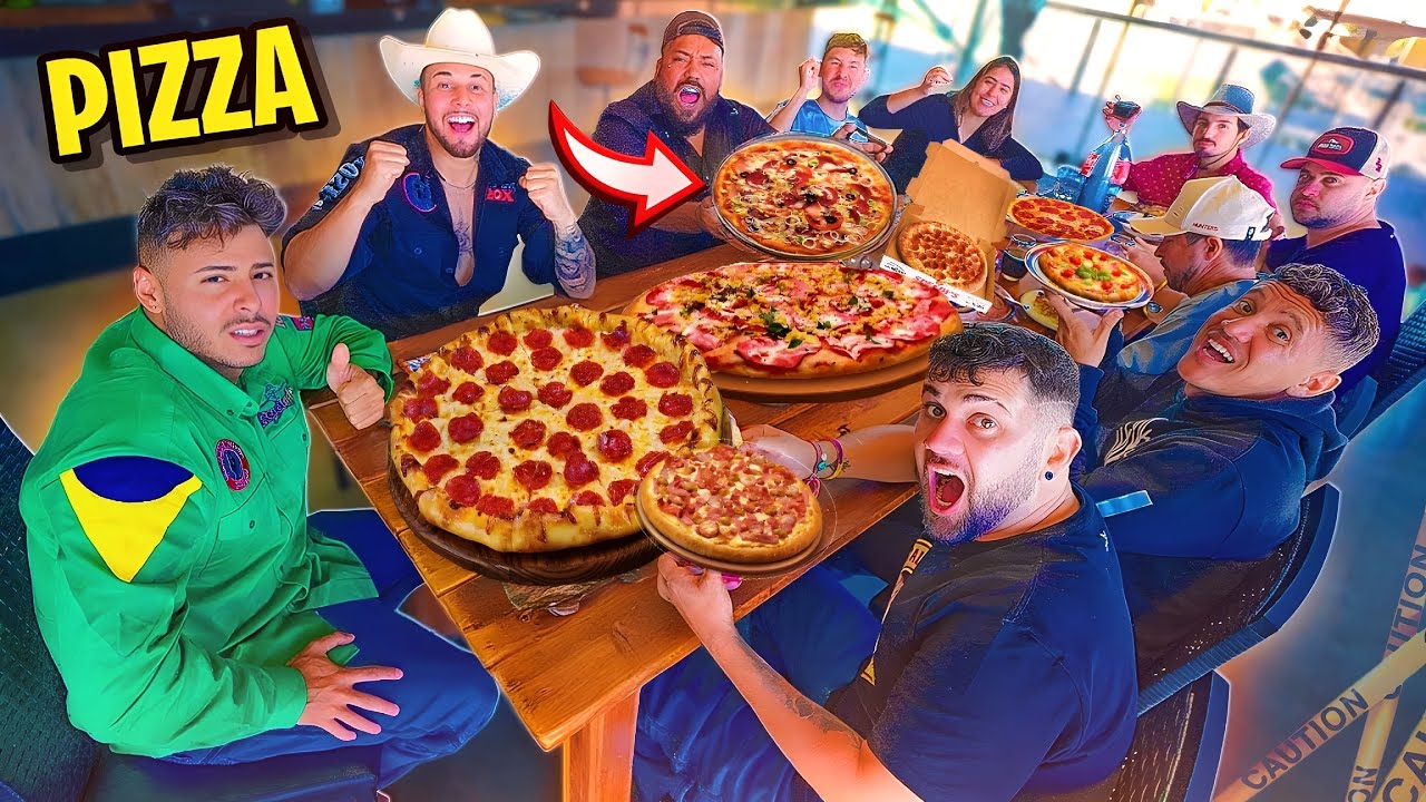 SURPREENDI MEUS AMIGOS COM UMA NOITE DA PIZZAS 🍕NA FAZENDA