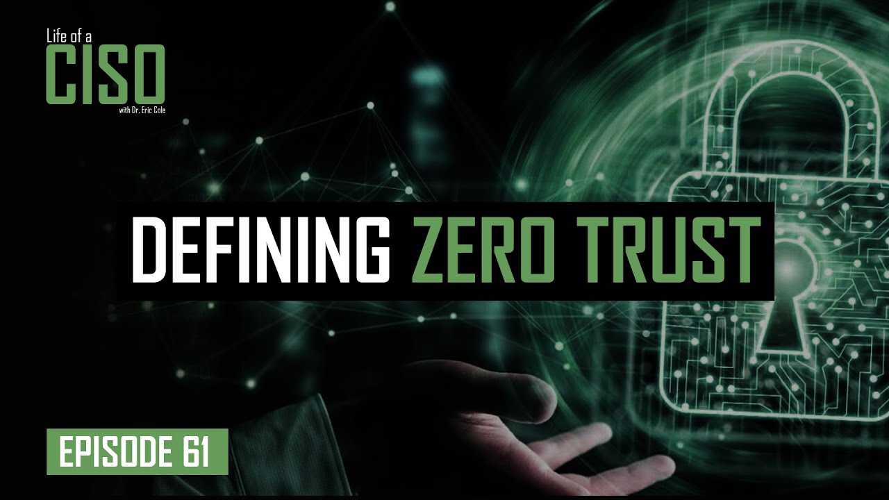 Zero trust is a mindset and architecture of independence