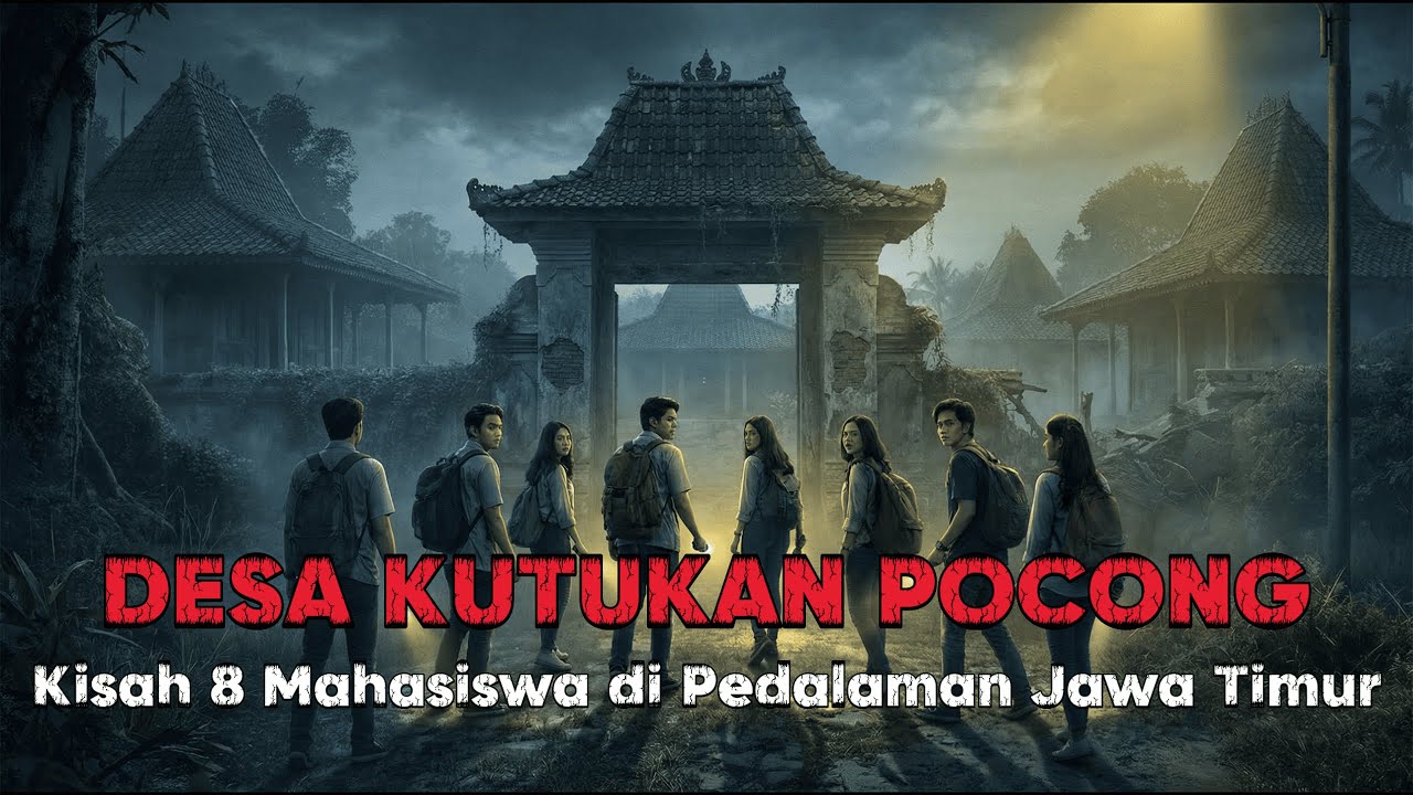 DESA KUTUKAN POCONG: KISAH HOROR 8 MAHASISWA MENJALANI TUGAS AKHIR DI PEDALAMAN JAWA TIMUR
