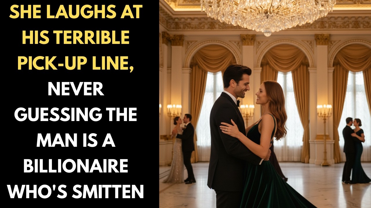 She Laughs at His Terrible Pick-Up Line, Never Guessing the Man is a Billionaire Who’s Smitten