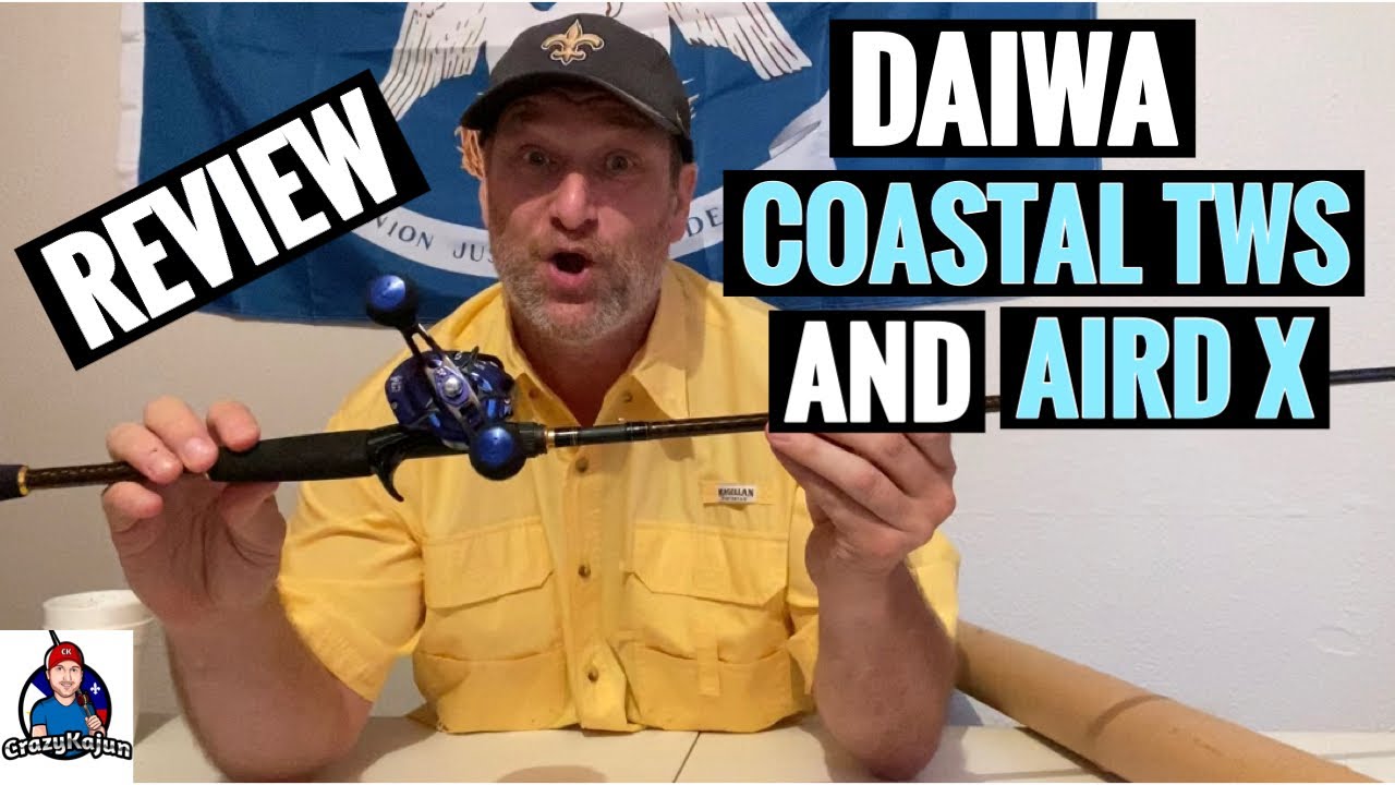 Review of the Daiwa Coastal TWS Fishing Reel and Aird-X Rod.