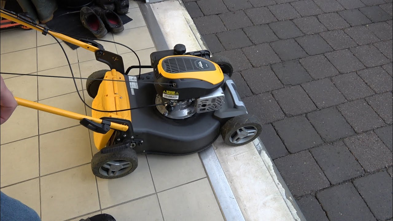 Gräsklippare Stiga Combi 48 S. Startar ej varm och svag drift | Felsökning & fix.