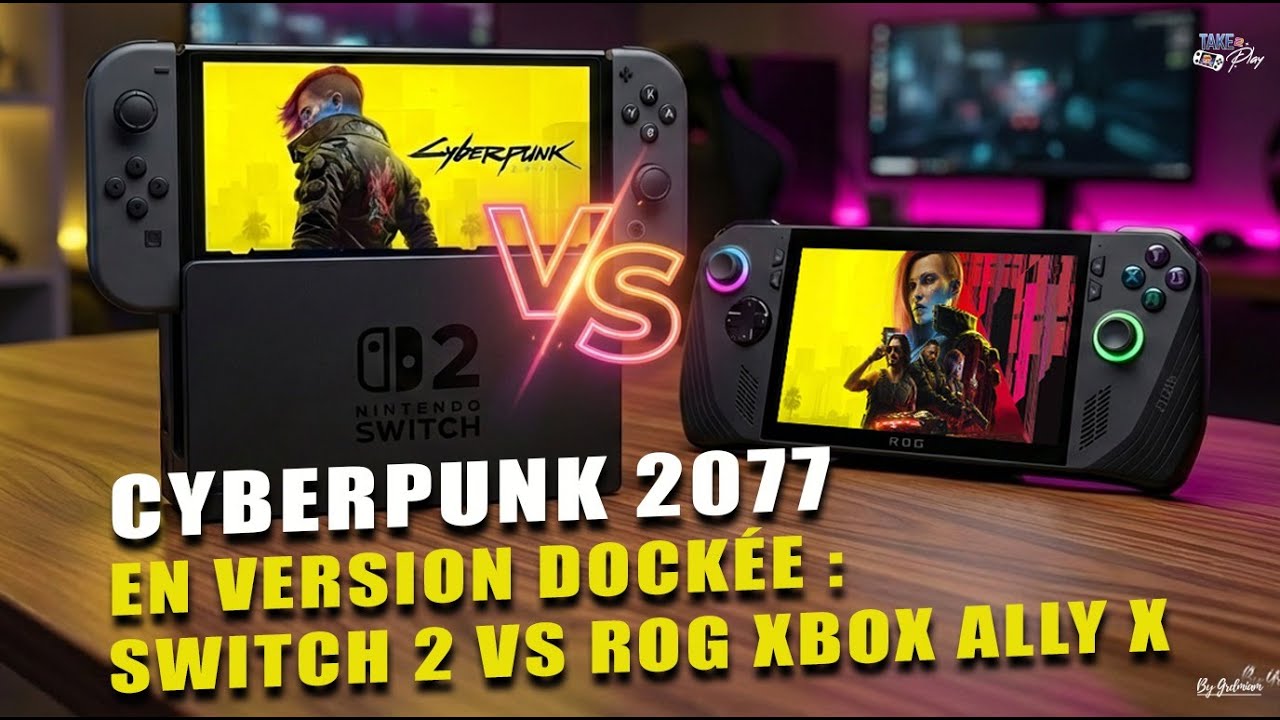 CYBERPUNK 2077 Switch 2 TV VS Rog XBOX Ally X