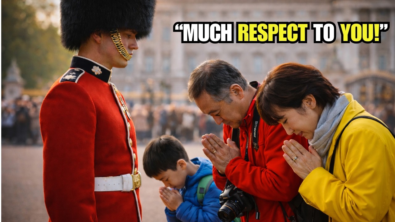 TRUE RESPECT: Japanese Tourists SHOW UNEXPECTED KINDNESS To The Royal Guard!