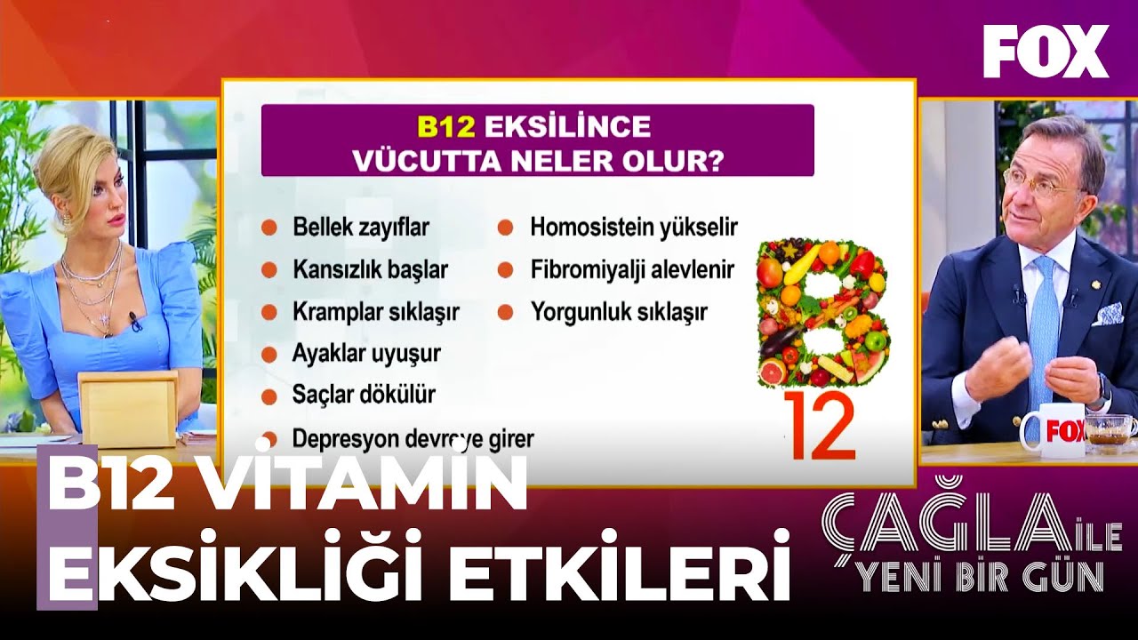 B12 Vitamini Eksikliğinin Hayatımızdaki Etkeni - Çağla İle Yeni Bir Gün