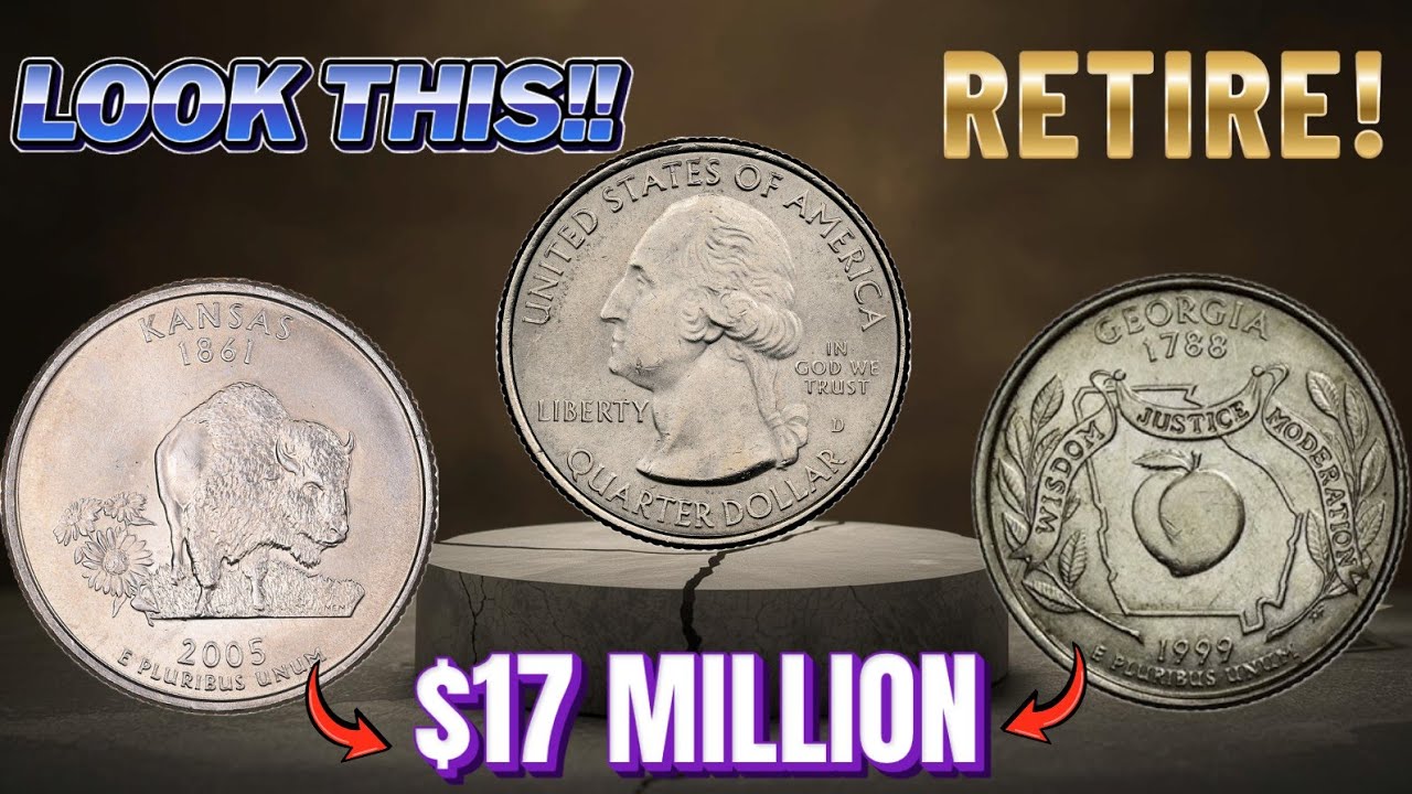 Don’t Spend These 5 US Quarter Dollar Coins Worth Serious Money