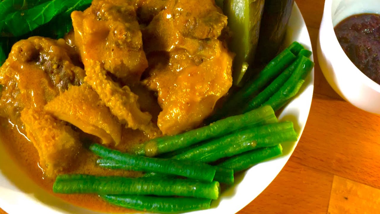 KARE KARE RECIPE | Filipino Kare Kare Oxtail and Beef Tripe
