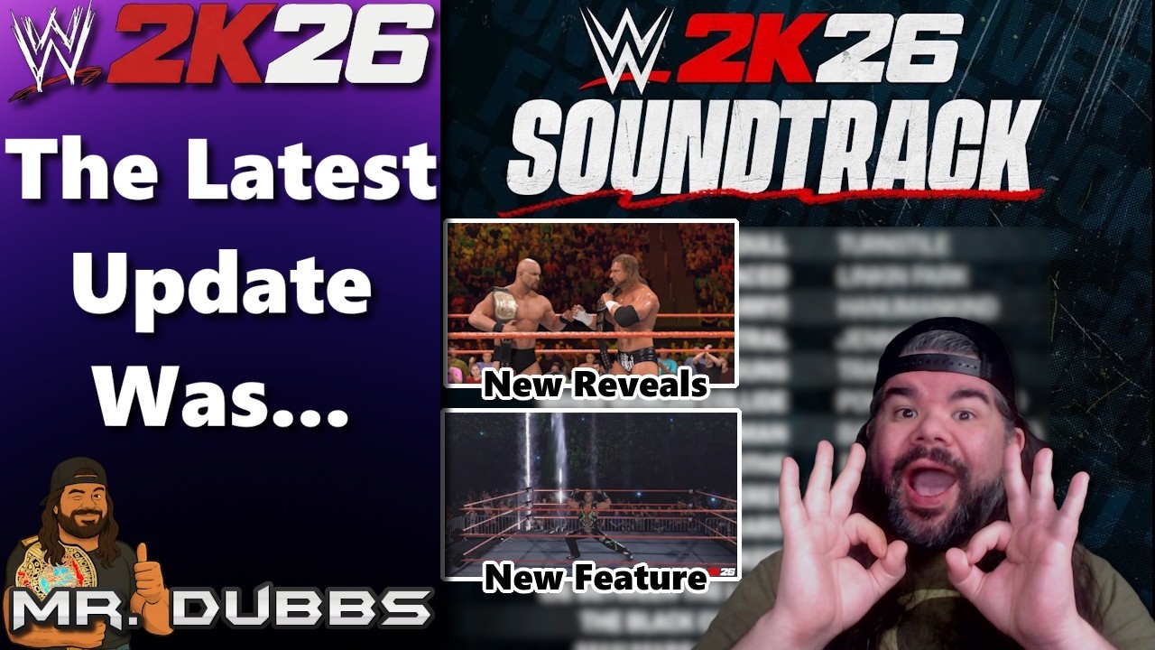 WWE 2K26 Latest Update Reveals New Features, The Soundtrack & More