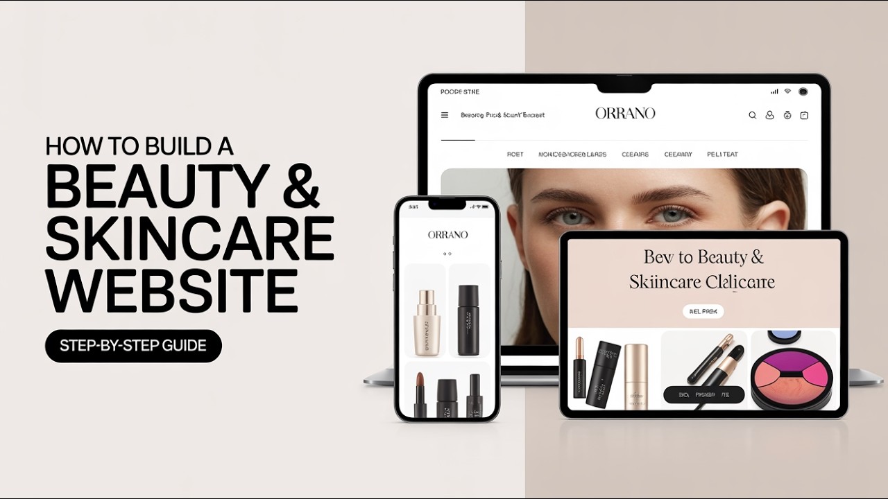 HOW TO BUILD A BEAUTY & SKINCARE SHOPIFY WEBSITE | STEP-BY-STEP GUIDE (2025)