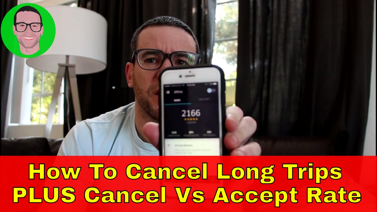 How To Cancel Long Uber Trips PLUS Acceptance vs Cancellation Rate | AskEzra #1
