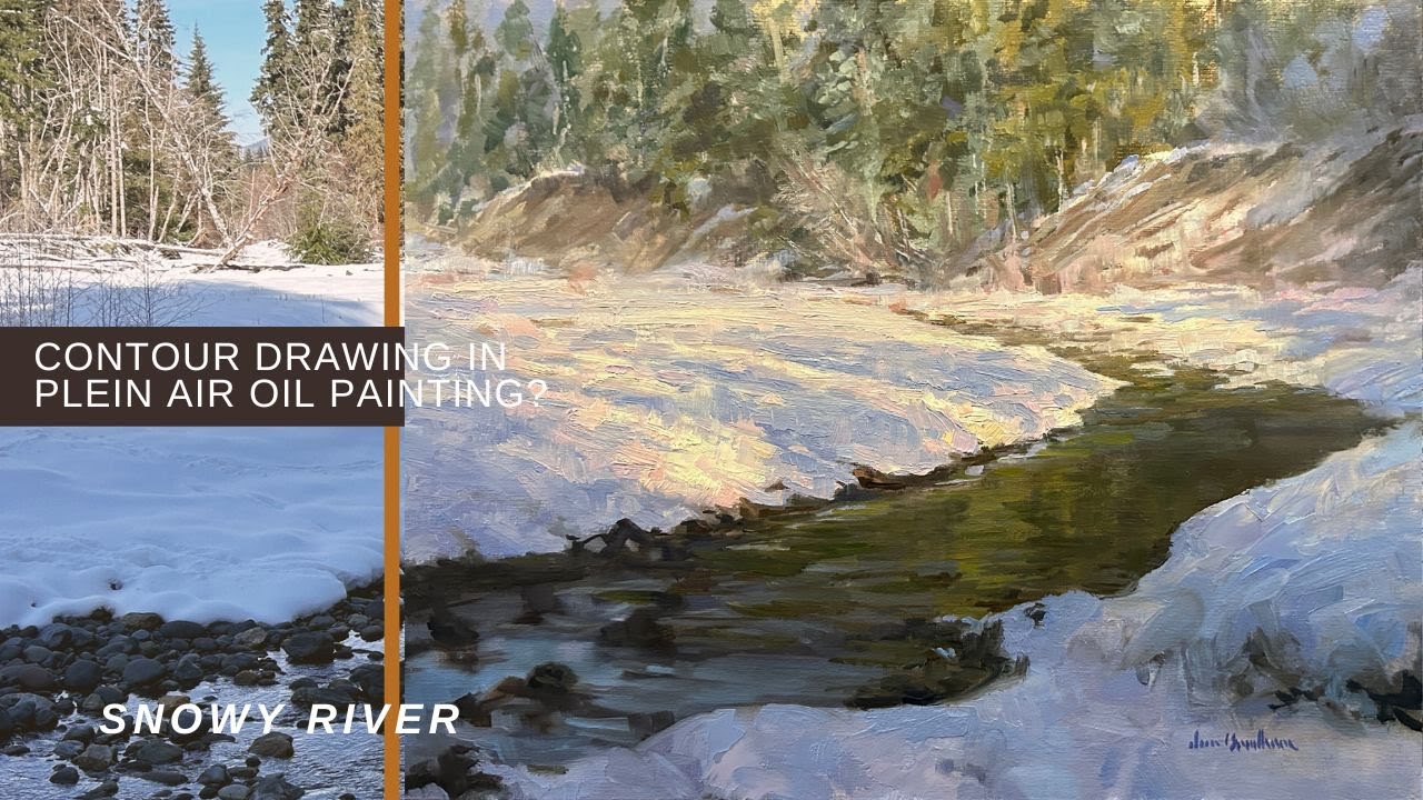 CONTOUR DRAWING IN OIL PAINTING? plein air with Jon Bradham