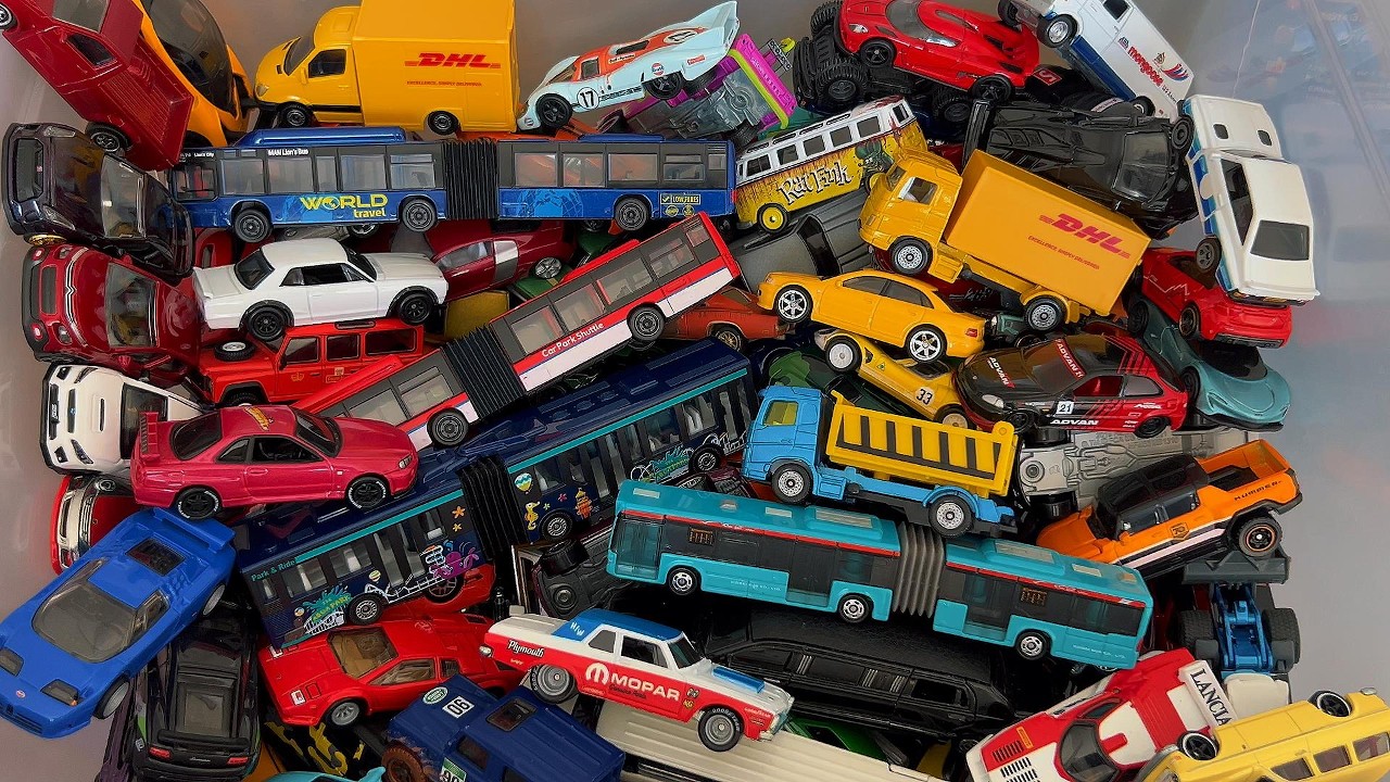 Огромная коробка машинок: Siku, Hot Wheels, Majorette и Mini GT!