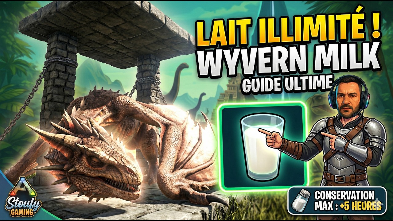 TOUT SAVOIR SUR LE LAIT DE WYVERN ! COMMENT LE RECUPERER, LE CONSERVER, ETC...