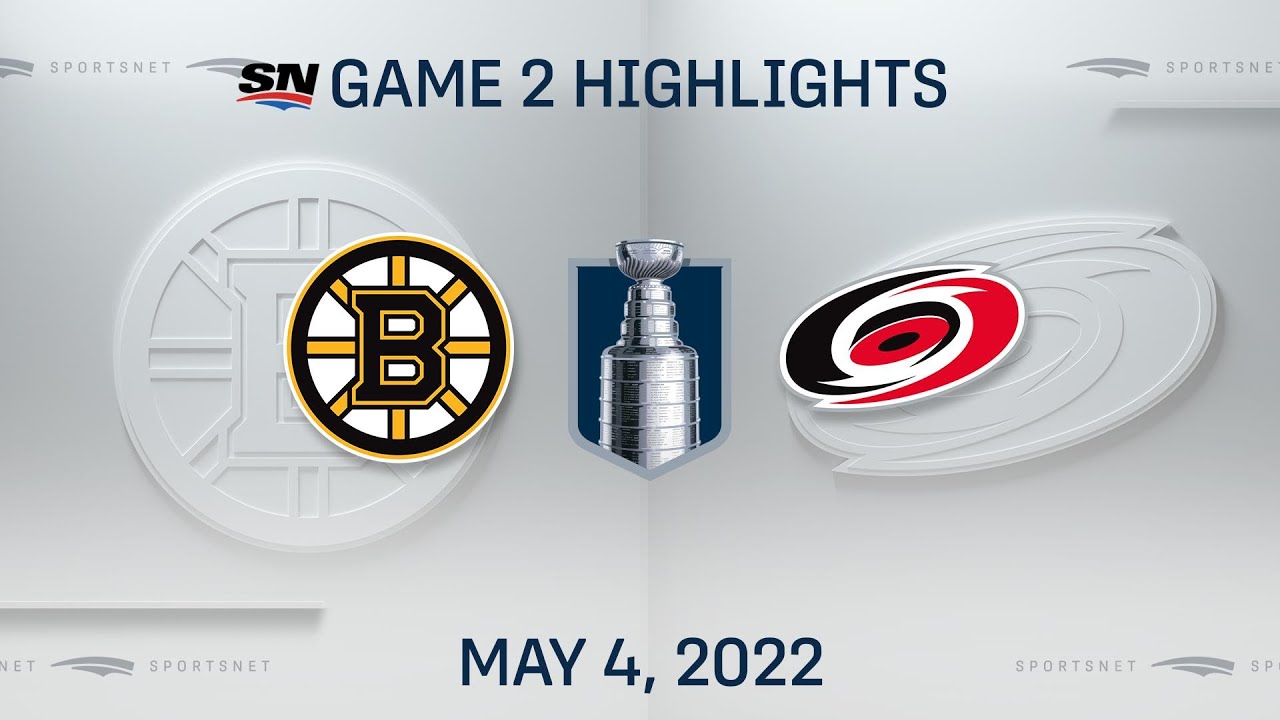 NHL Game 2 Highlights | Bruins vs. Hurricanes - May 4, 2022