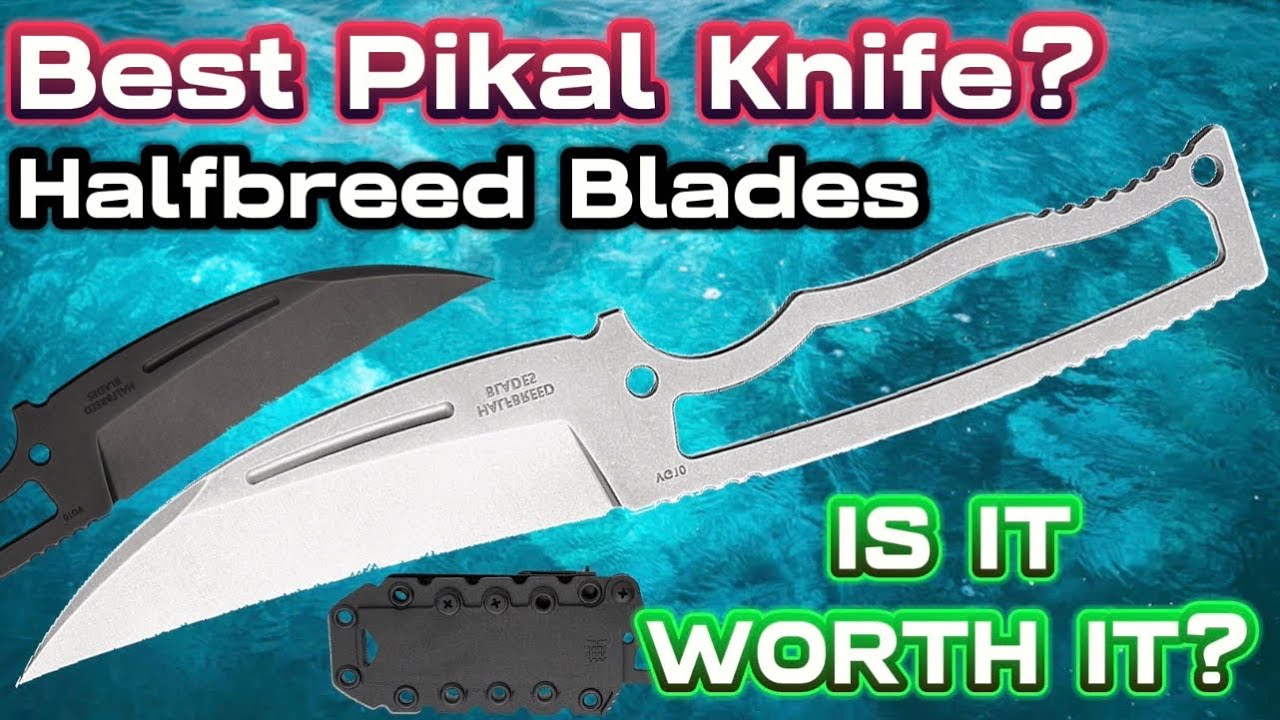 Wicked Self Defense Fixed Blade Halfbreed Blades CFK-02 Compact Field Knife Pikal Edc Review N690