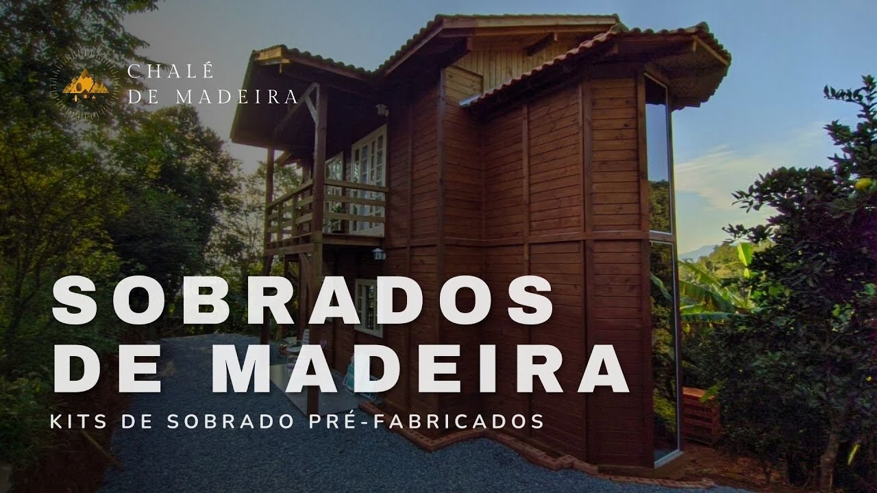 8 sobrados de madeira por menos de R$60 mil (Kits Pré-Fabricados) | Chalé de Madeira