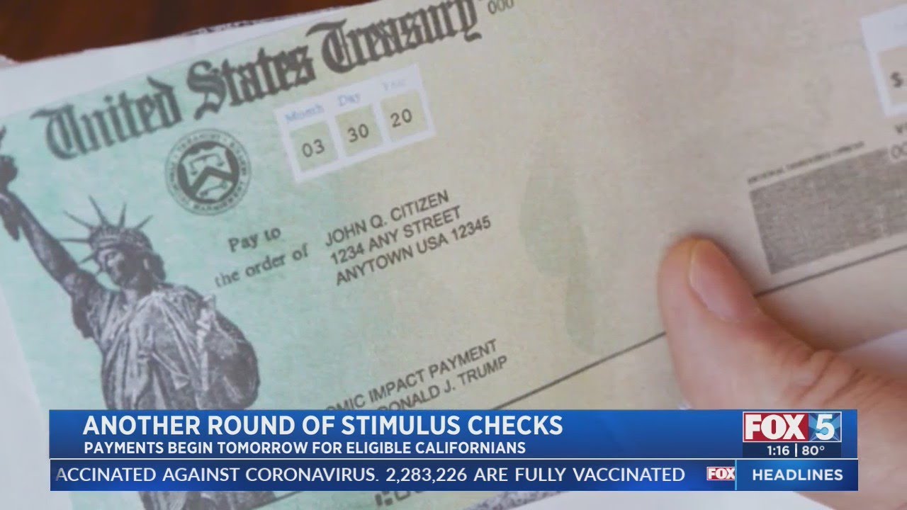 More Than 1 Million More California Stimulus Payments Go Out Soon