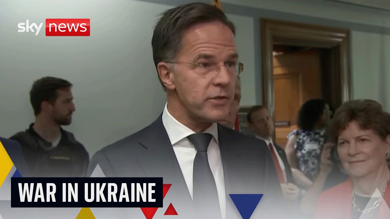 Mark Rutte speaks ahead of Trump meeting in Washington