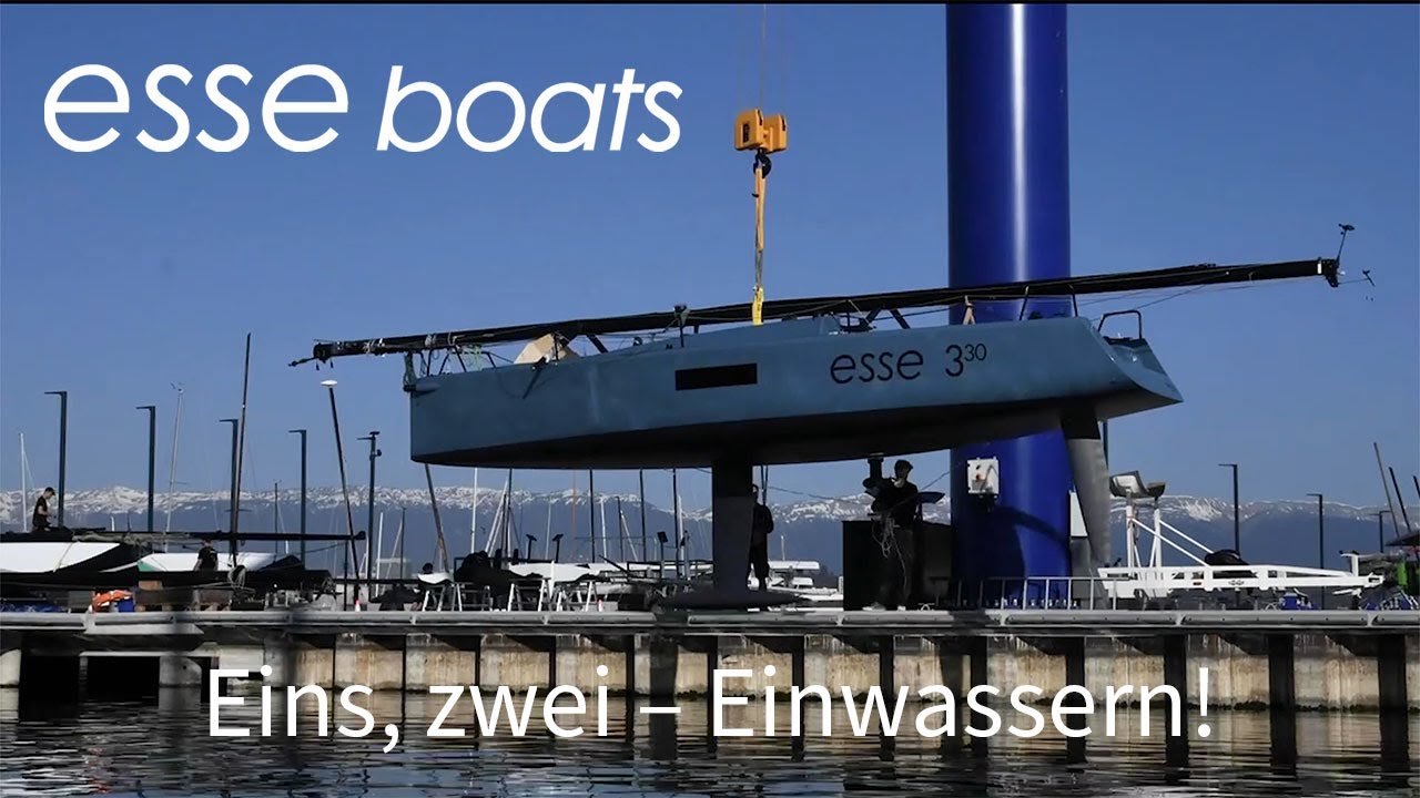 Segelboot am Haken: So geht das Einwassern von Esseboats-Yachten