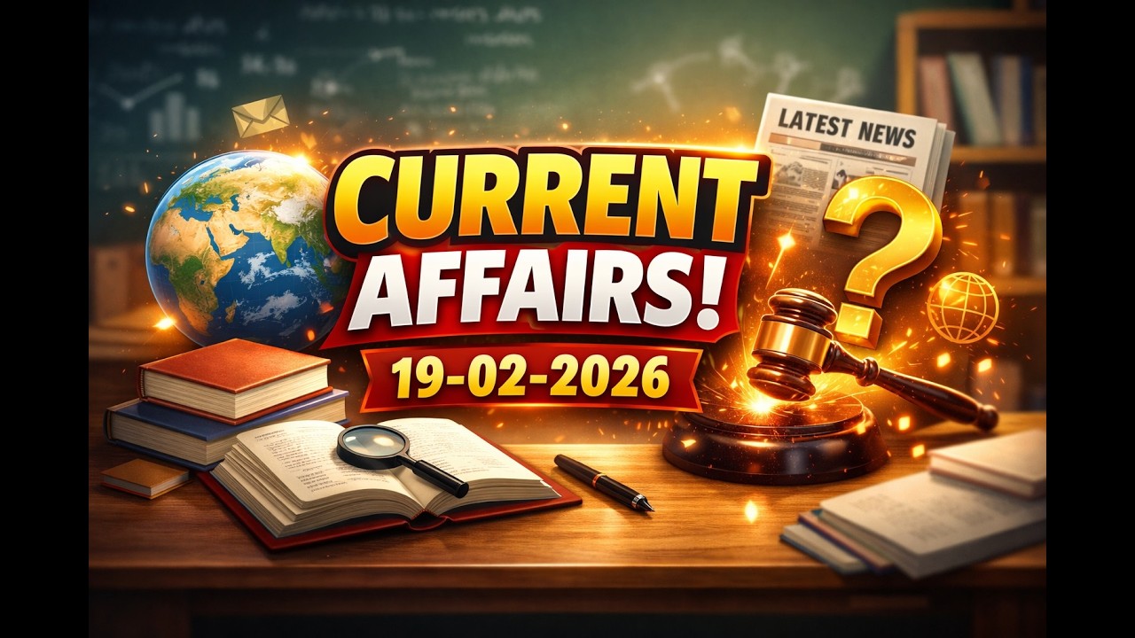 Current Affairs 19 February 2026 | Daily CA for Competitive Exams
