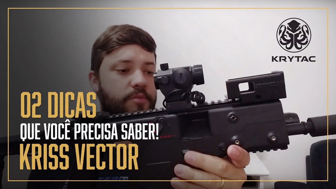2 dicas. Regulagem da coronha e bateria. kriss Vector Krytac