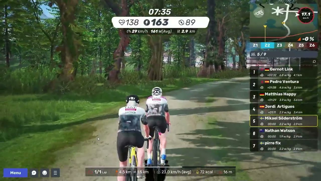 SM e-cykel 2026 bana 1