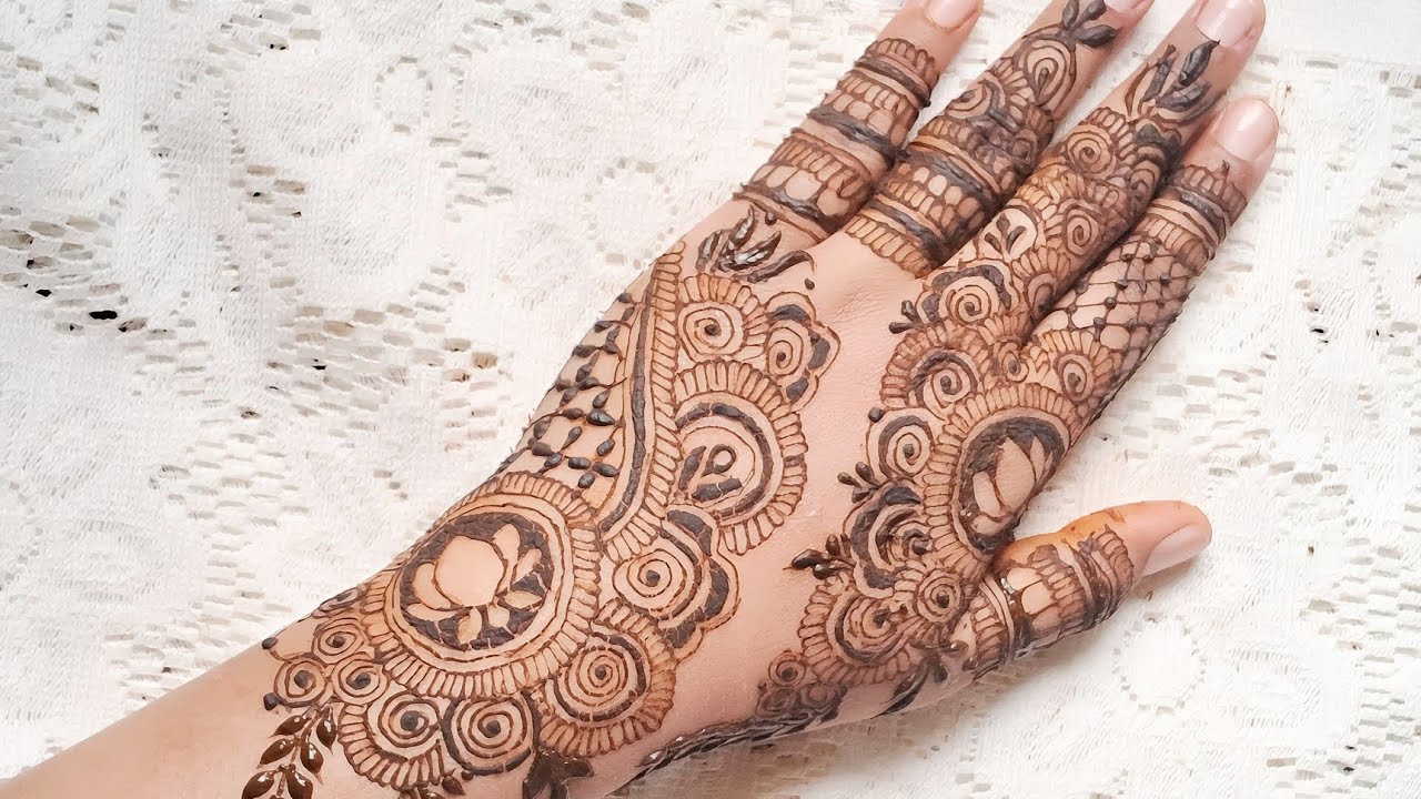 Stylish Back Hand Mehndi Design | Modern Back Hand Mehndi Design | Beautiful Mehndi Design