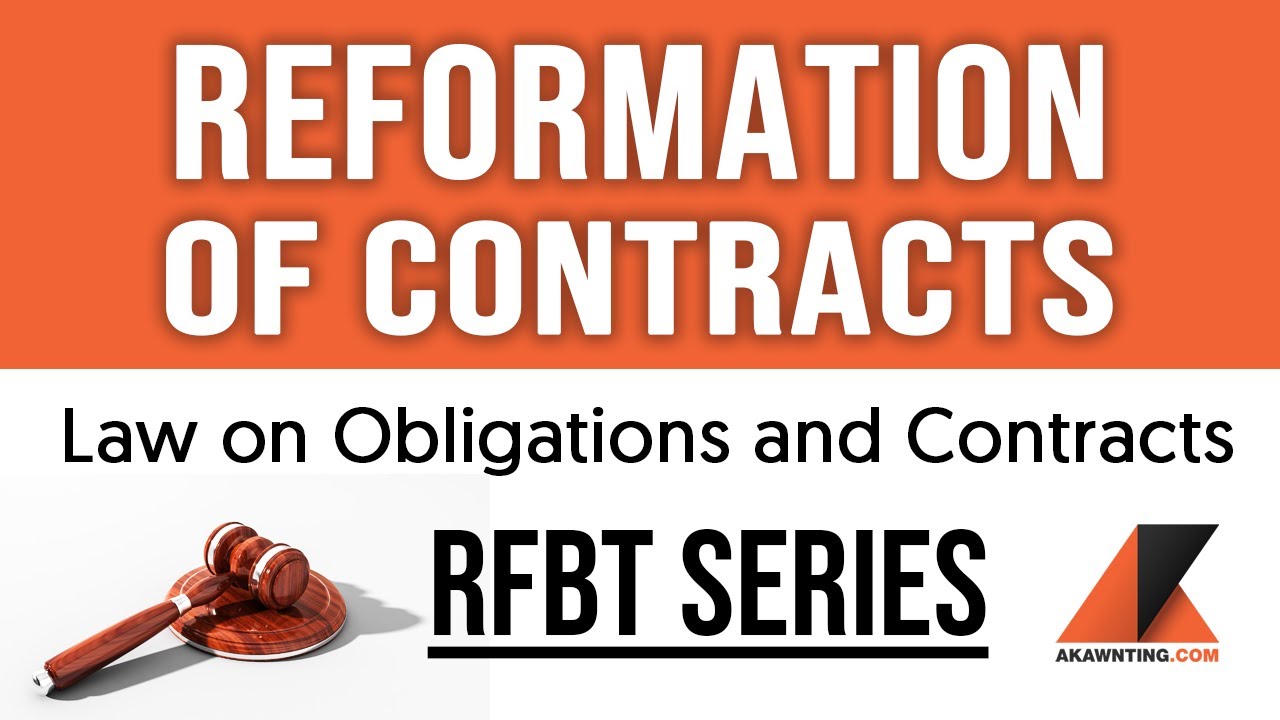 Reformation of Contracts (2020)