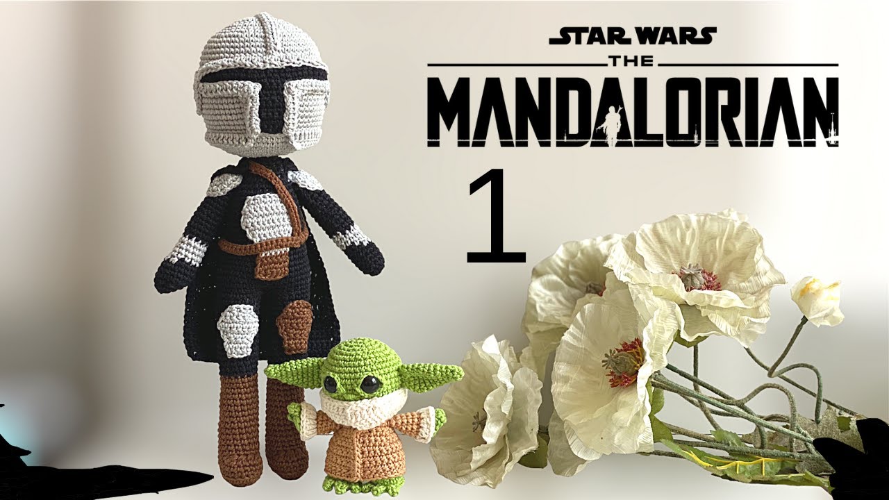 Crochet Amigurumi Mandalorian 30 cm  | Part 1