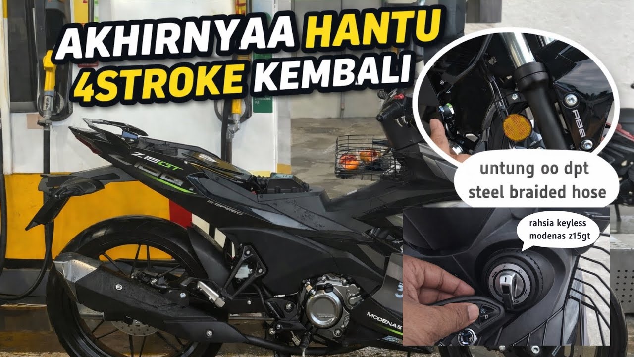 4STROKE COMEBACK!! Modenas Z15GT 🔥 | Keyless dia tak boleh pakai? MEH SAYA EXPLAIN KENAPA 🤪