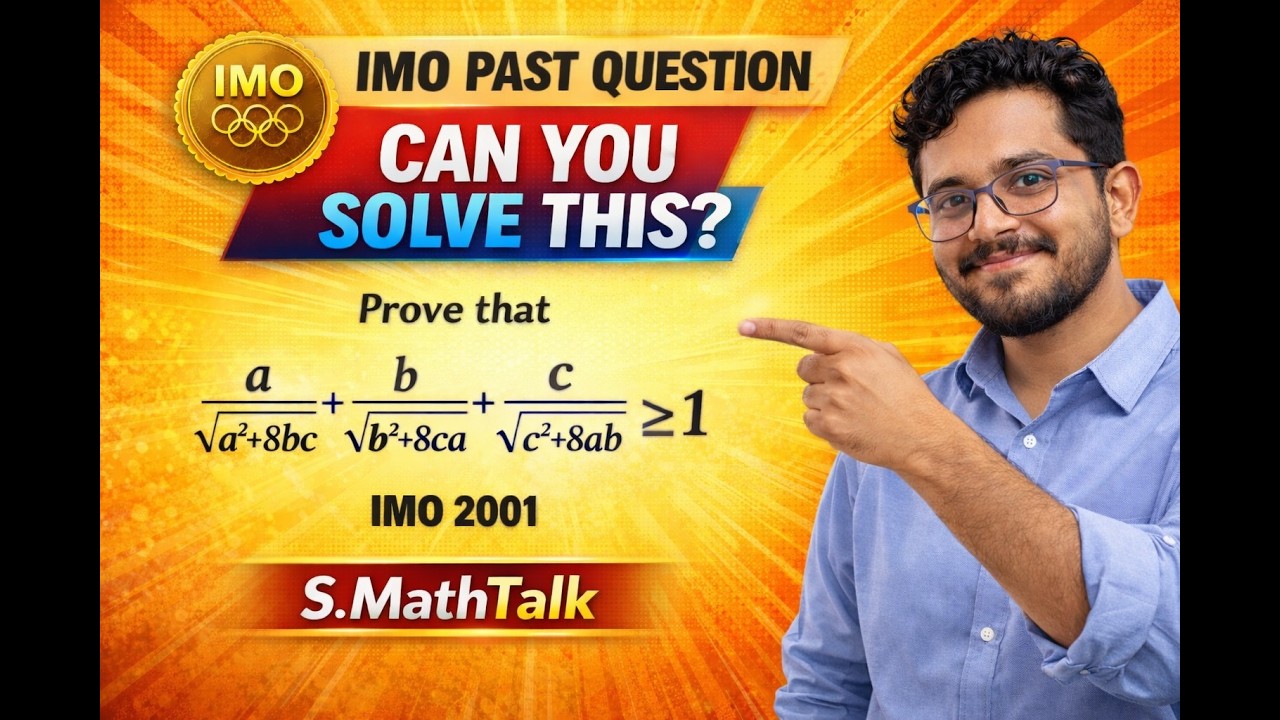 IMO PYQ 2001 | #matholympiad #imomath#mathematics #s_mathtalk #jeeadvanced #jeemains 