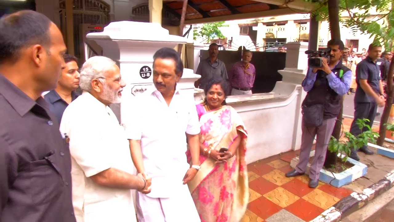Prime Minister Narendra Modi met Thalaivar Kalaignar at his Gopalapuram Residence