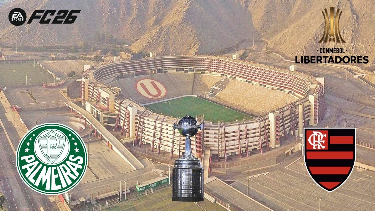 Palmeiras x Flamengo - Final Conmebol Libertadores 2025 (EA SPORTS FC 26)