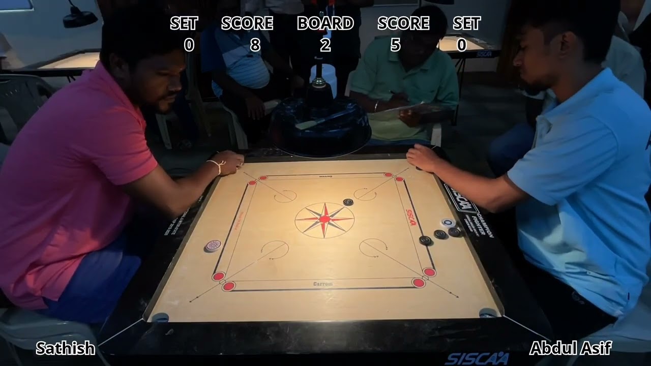 Carrom QF | Abdul Asif vs Sathish | YMCA Annual Carrom Championship #carromunlimited #carrom #best