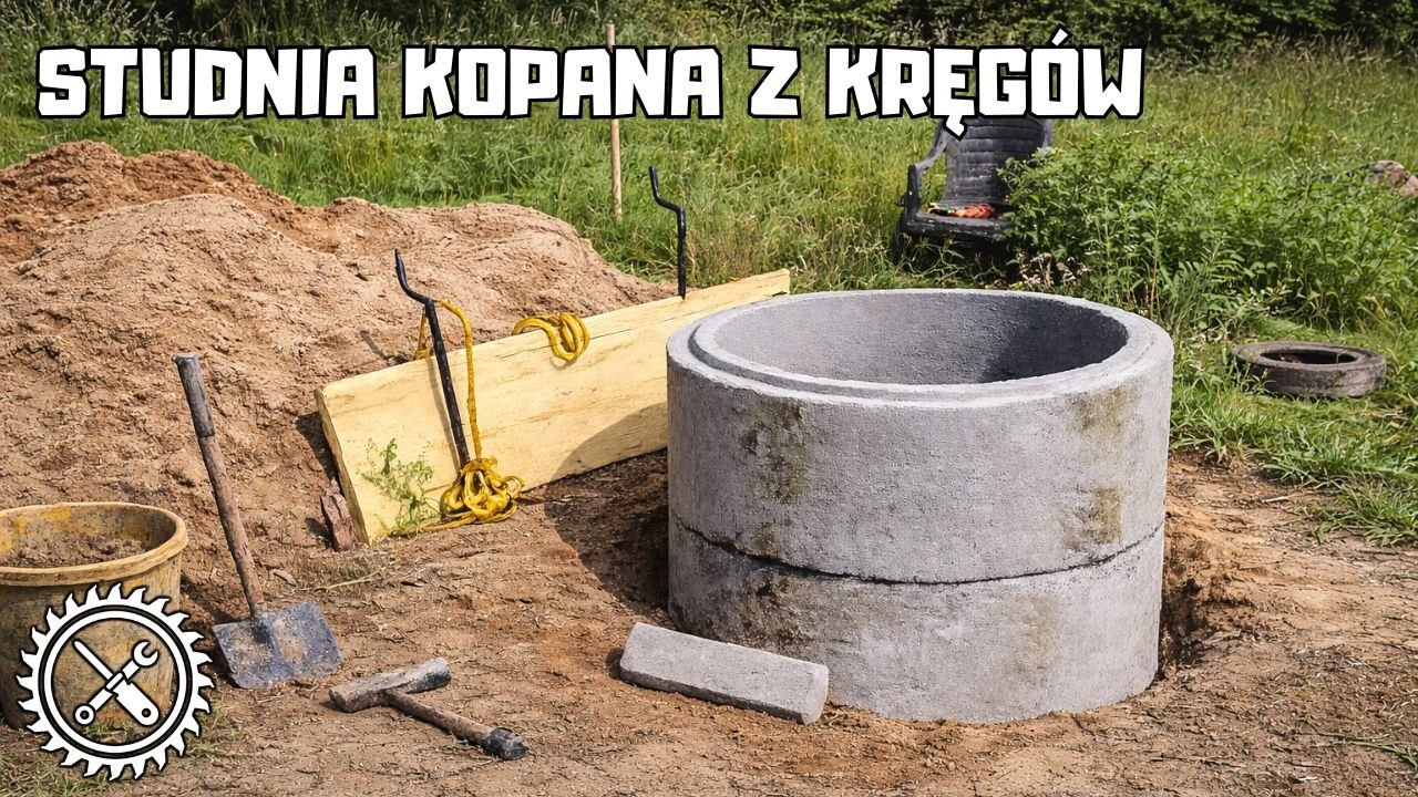Studnia kopana z kręgów betonowych - Jak samodzielnie wykopać studnię?