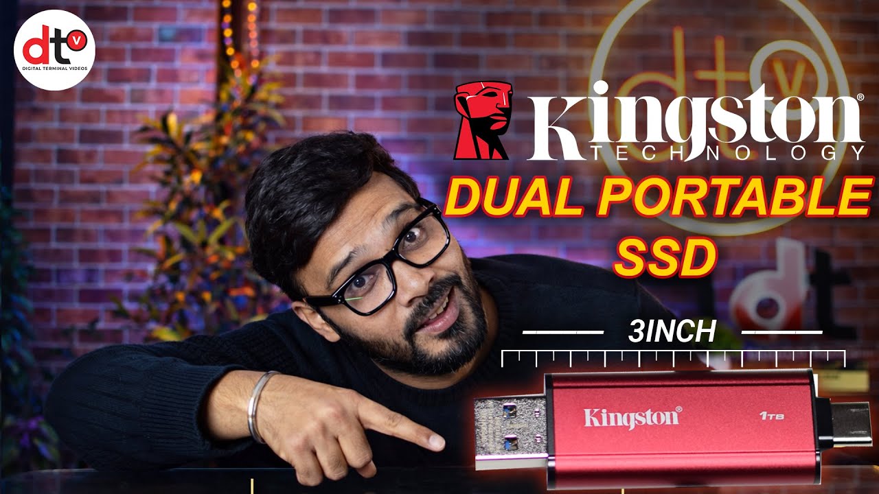 This Kingston Dual Portable SSD 1TB Is INSANELY Fast 😱 | USB-C & USB-A 