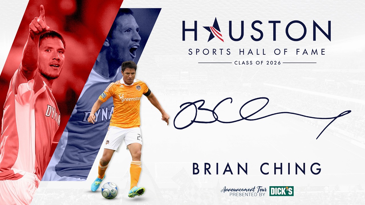 Brian Ching Houston Sports Hall of Fame Surprise