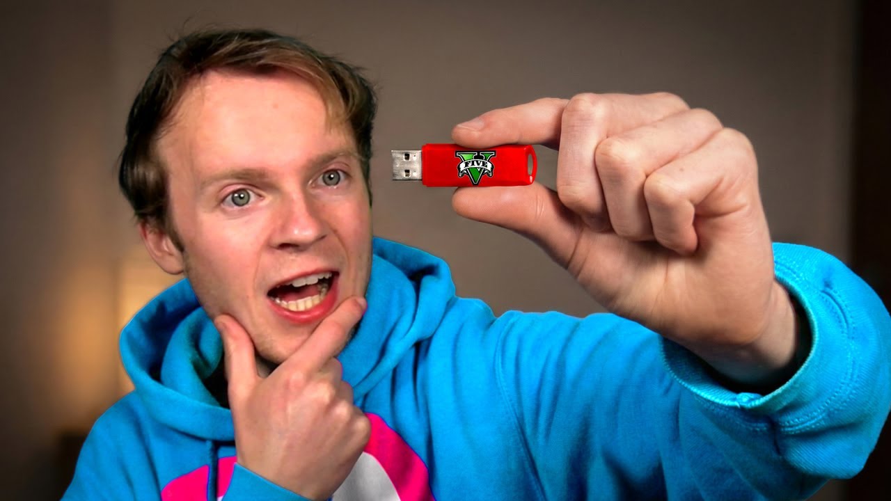 Я подключил СЕКРЕТНЫЙ USB-накопитель к GTA 5... (Моя игра изменилась)