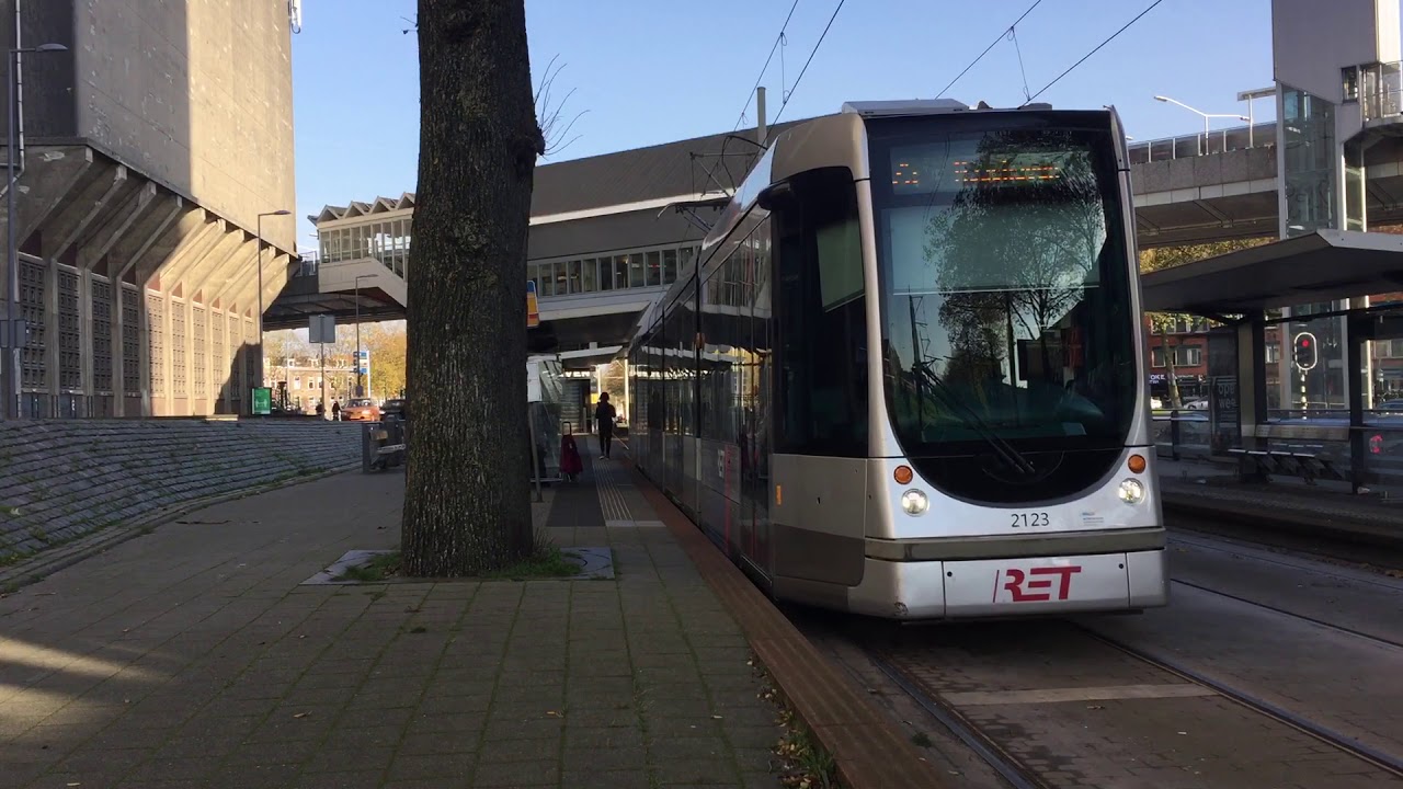 Tram 25 richting Opstelspoor Maashaven