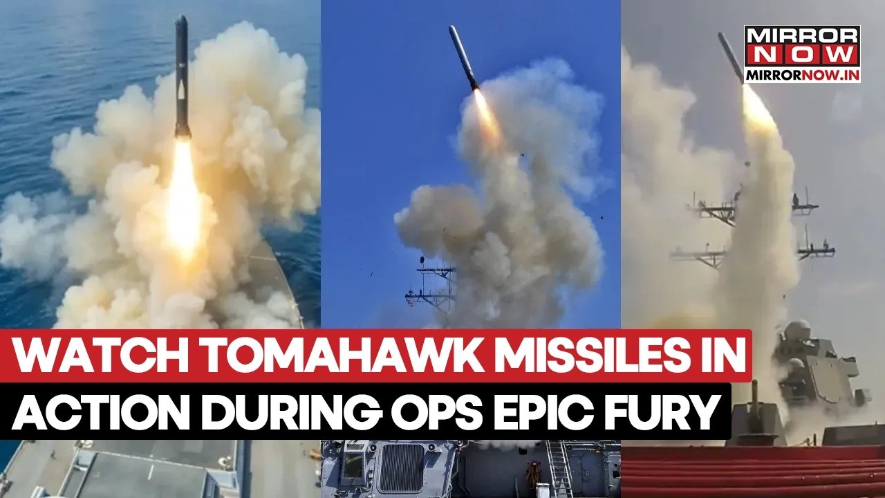 US Deploys Tomahawk Missiles On Iran During Op Epic Fury, Watch Hundreds Of Missiles Being Launched