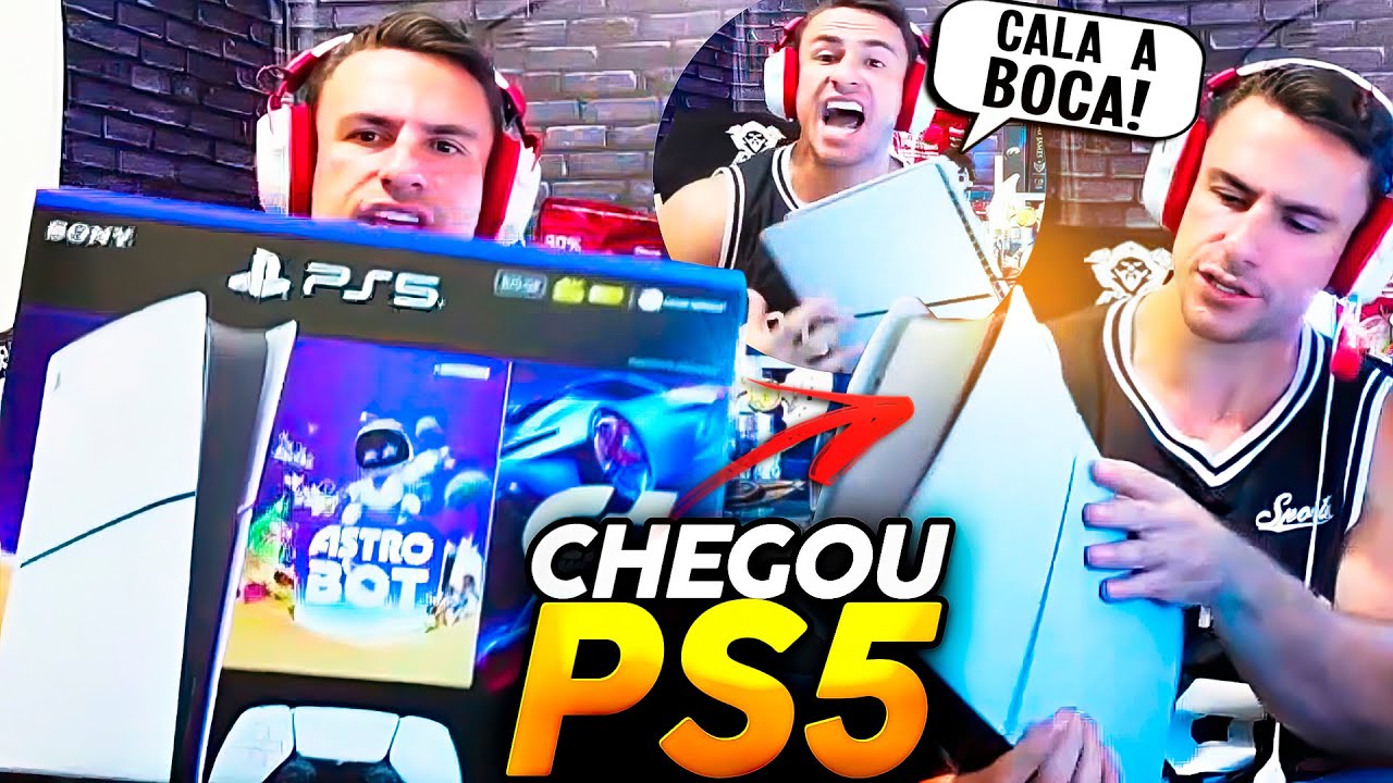 SUPER XANDÃO RECEBEU O PS5 MAS FOI ATORMENTADO PELO CHAT!